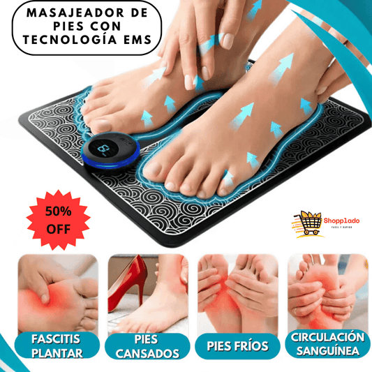 MASAJEADOR DE PIES CON TECNOLOGÍA EMS